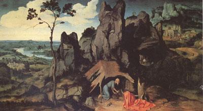 Joachim Patenier Jerome in the Desert (mk05) oil painting picture